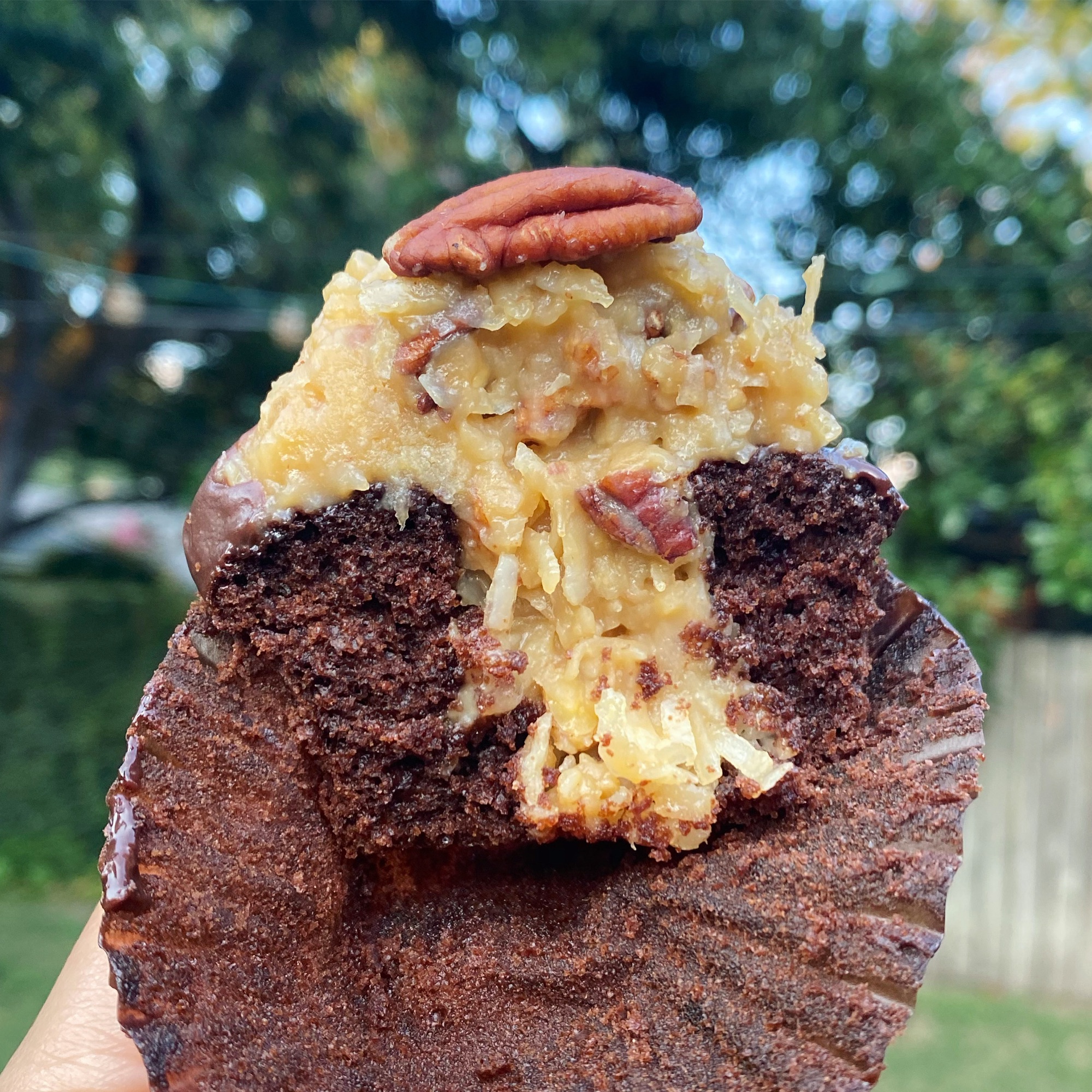 German Chocolate Cupcake filling